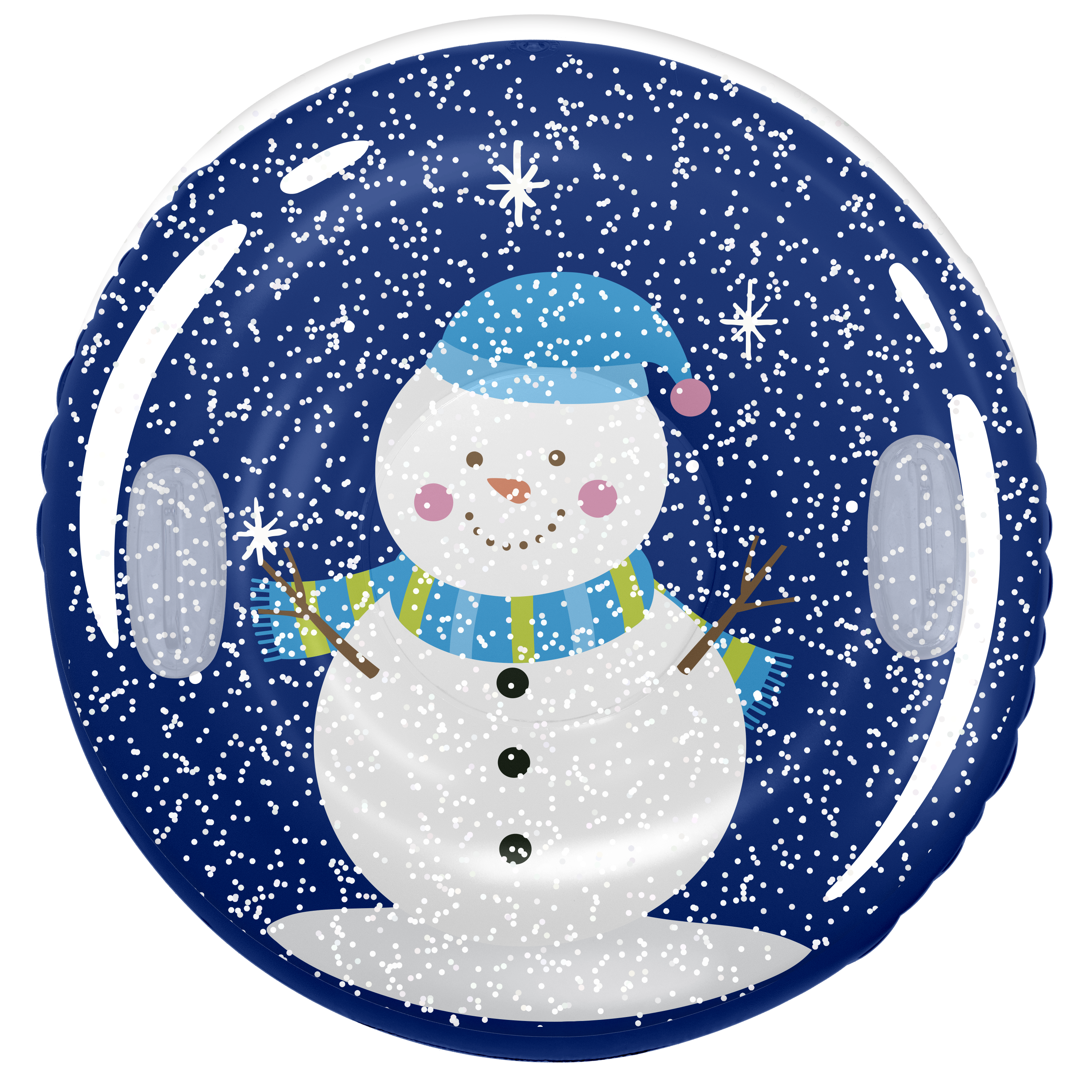 Snow Globe 43" Winter Wonderland Snow Tube Filled with foam Snow & Holographic Glitter by Snow Candy