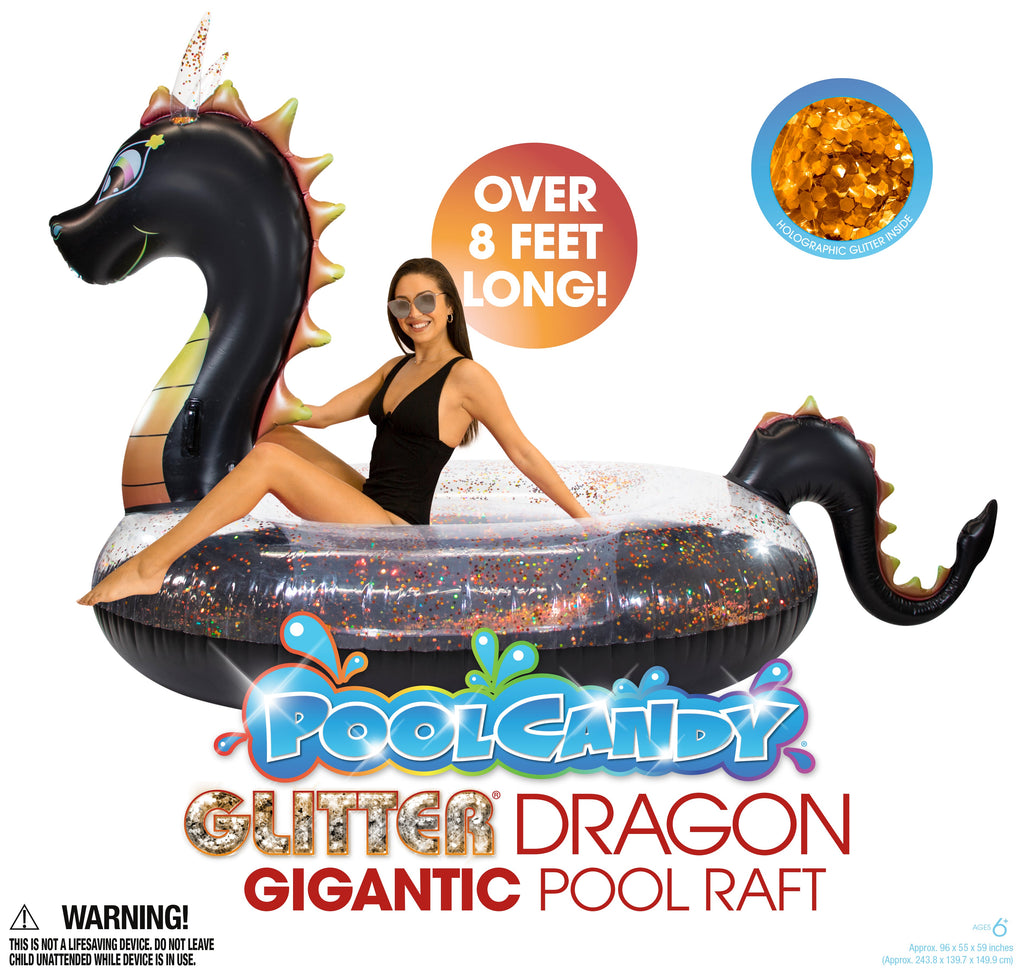Gigantic Glitter Pool Float by PoolCandy