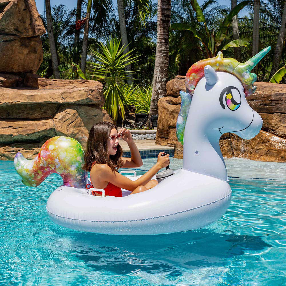 Tube Runner Motorized Unicorn Pool Float