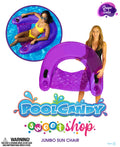 Poolcandy Sweet Shop Jumbo Sun Chair - Grape Soda