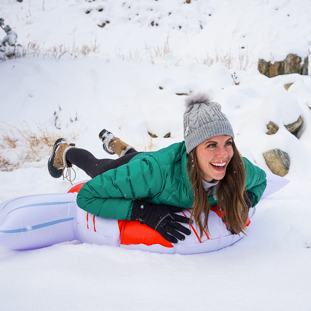 Peppermint Candy Inflatable Snow Sled 42 inch by SnowCandy