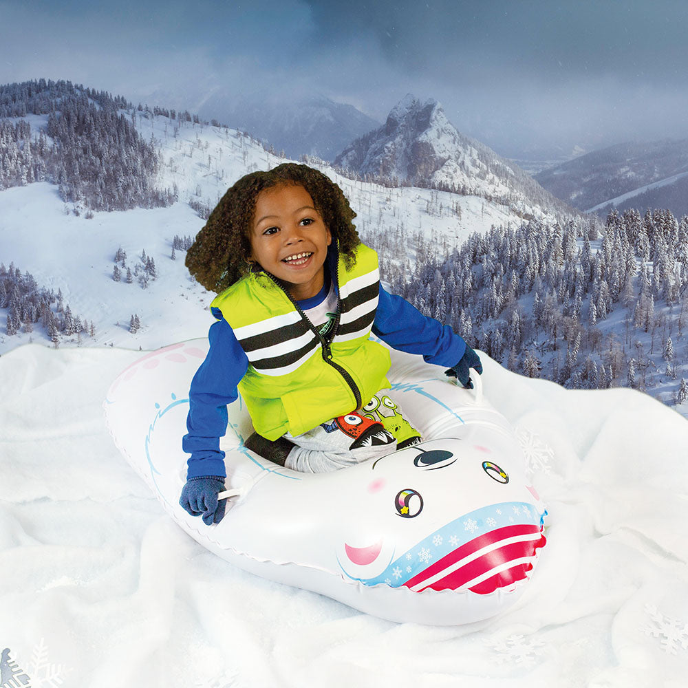 Inflatable Polar Bear Snow Sled SnowCandy